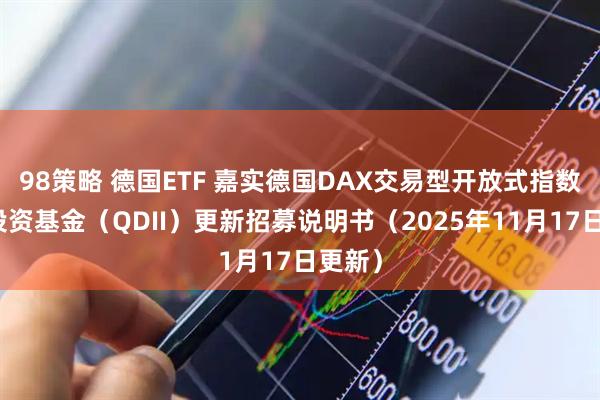 98策略 德国ETF 嘉实德国DAX交易型开放式指数证券投资基金（QDII）更新招募说明书（2025年11月17日更新）